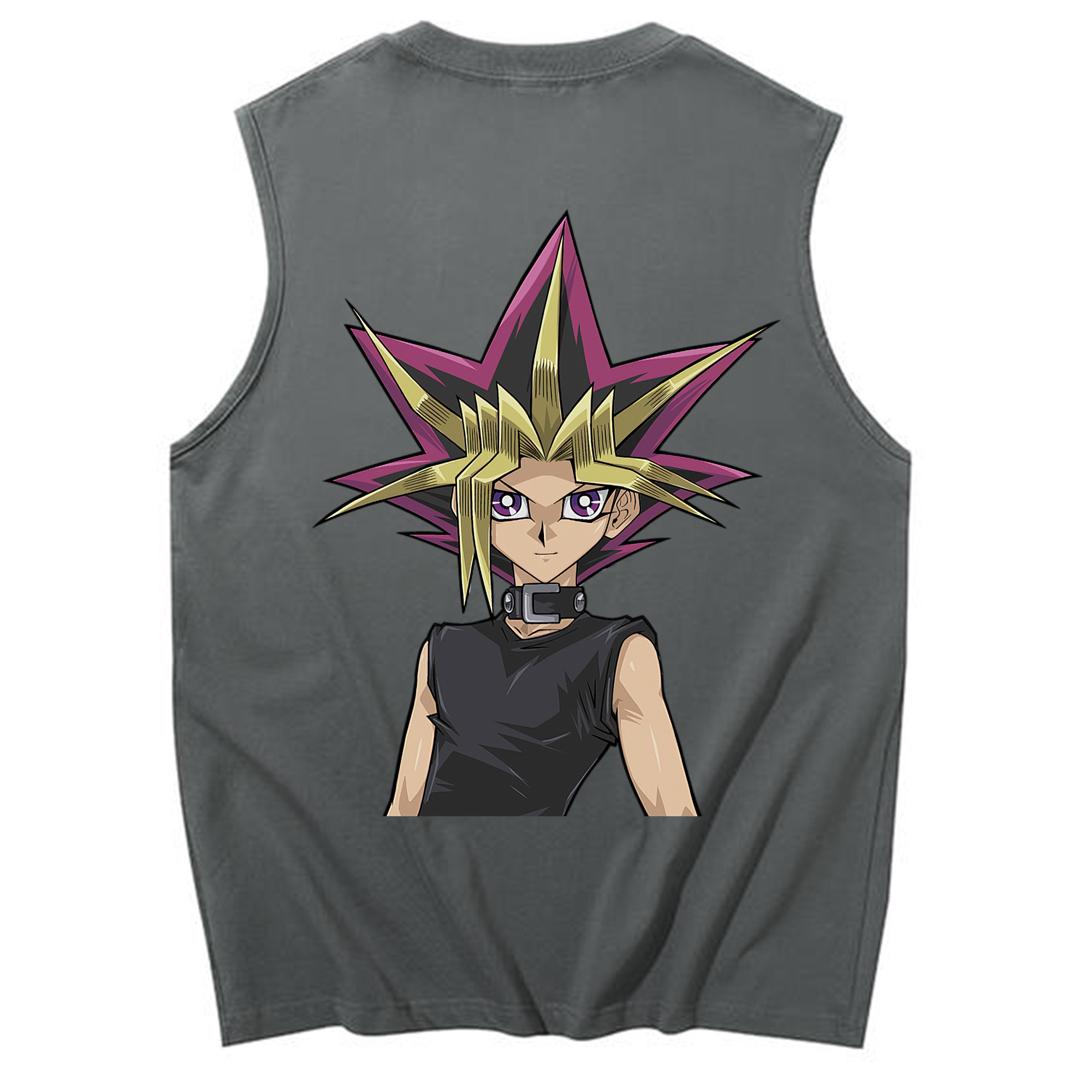 （画像用） 遊☆戯☆王 Yu-Gi-Oh! コットン100％タンクトップ（背面プリント）
